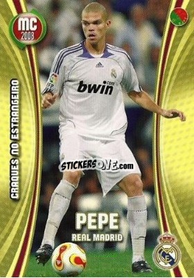 Figurina Pepe - Megacraques 2007-2008 n. 131 - Panini