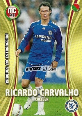 Figurina Ricardo Carvalho - Megacraques 2007-2008 n. 133 - Panini