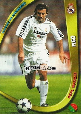 Cromo Figo - Megacraques 2003-2004 n. 124 - Panini