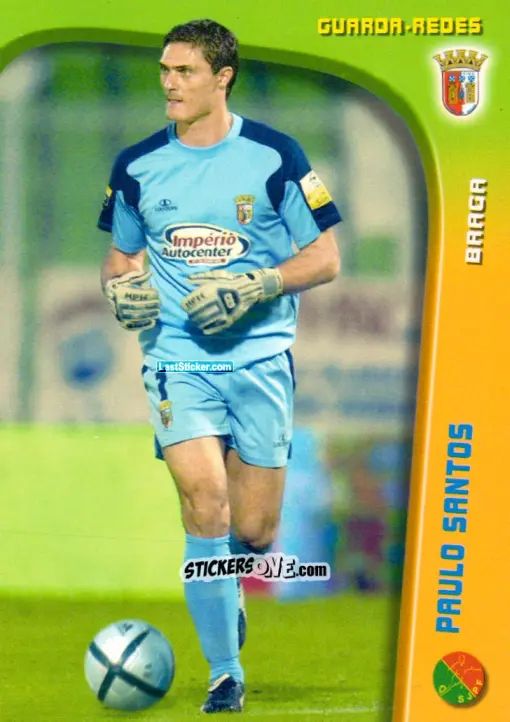 Cromo Paulo Santos - Megacraques 2005-2006 n. 6 - Panini