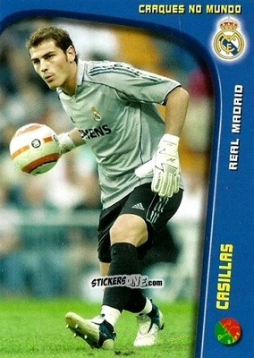 Figurina Casillas - Megacraques 2005-2006 n. 105 - Panini