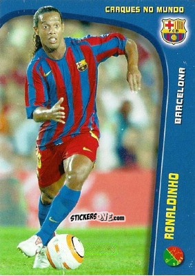 Cromo Ronaldinho - Megacraques 2005-2006 n. 128 - Panini