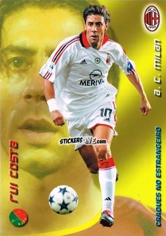 Figurina Rui Costa - Megacraques 2004-2005 n. 133 - Panini