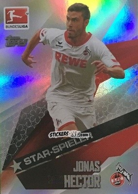 Sticker Jonas Hector - Bundesliga Chrome 2015-2016 n. 114 - Topps