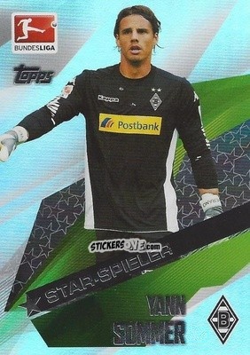 Figurina Yann Sommer - Bundesliga Chrome 2015-2016 n. 148 - Topps