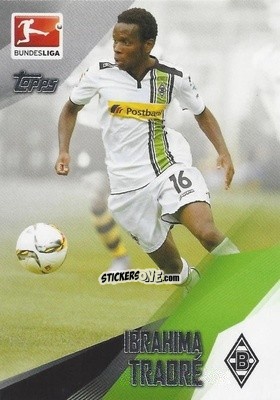 Cromo Ibrahima Traore - Bundesliga Chrome 2015-2016 n. 160 - Topps