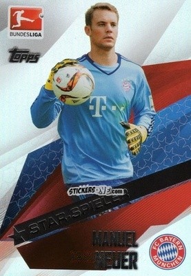 Cromo Manuel Neuer - Bundesliga Chrome 2015-2016 n. 163 - Topps