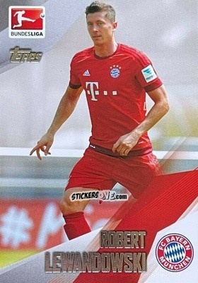 Sticker Robert Lewandowski - Bundesliga Chrome 2015-2016 n. 176 - Topps