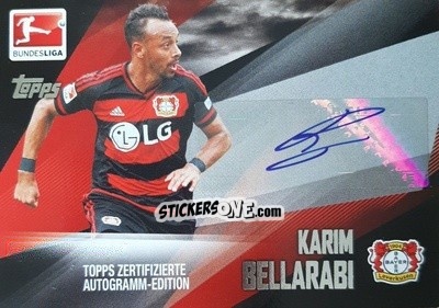 Cromo Karim Bellarabi - Bundesliga Chrome 2015-2016 n. A4 - Topps