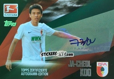 Figurina Ja-Cheol Koo - Bundesliga Chrome 2015-2016 n. A12 - Topps