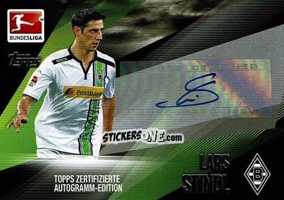 Cromo Lars Stindl - Bundesliga Chrome 2015-2016 n. A30 - Topps