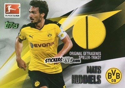 Figurina Mats Hummels - Bundesliga Chrome 2015-2016 n. L23 - Topps