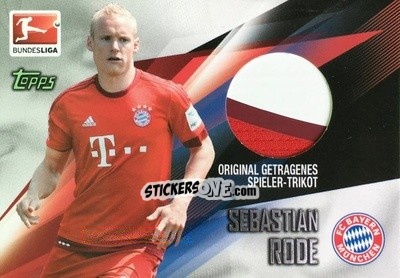 Cromo Sebastian Rode - Bundesliga Chrome 2015-2016 n. L46 - Topps