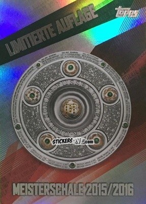 Figurina Supercup Match Ball - Bundesliga Chrome 2015-2016 n. M1 - Topps