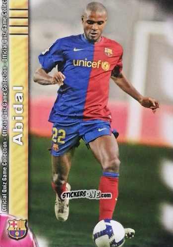 Sticker Abidal - Campeonato Nacional De Liga 2009-2010 n. 13 - Mundicromo