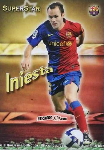 Cromo Iniesta - Campeonato Nacional De Liga 2009-2010 n. 25 - Mundicromo