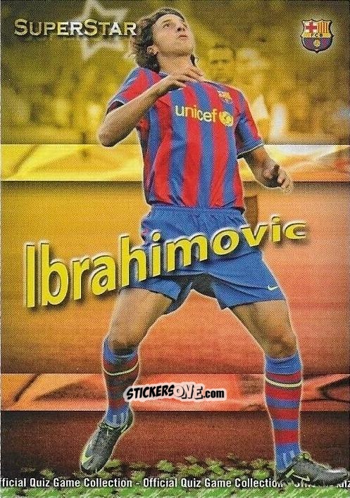 Figurina Ibrahimovic - Campeonato Nacional De Liga 2009-2010 n. 26 - Mundicromo
