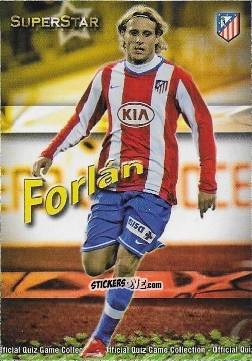 Figurina Forlán - Campeonato Nacional De Liga 2009-2010 n. 108 - Mundicromo