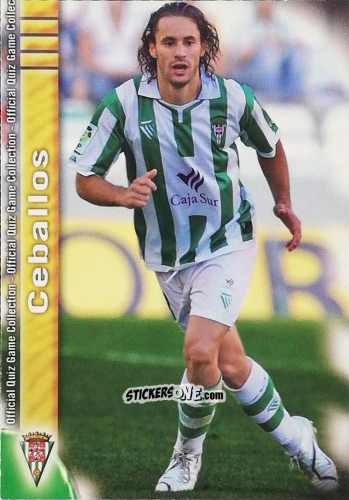 Figurina Ceballos - Campeonato Nacional De Liga 2009-2010 n. 970 - Mundicromo