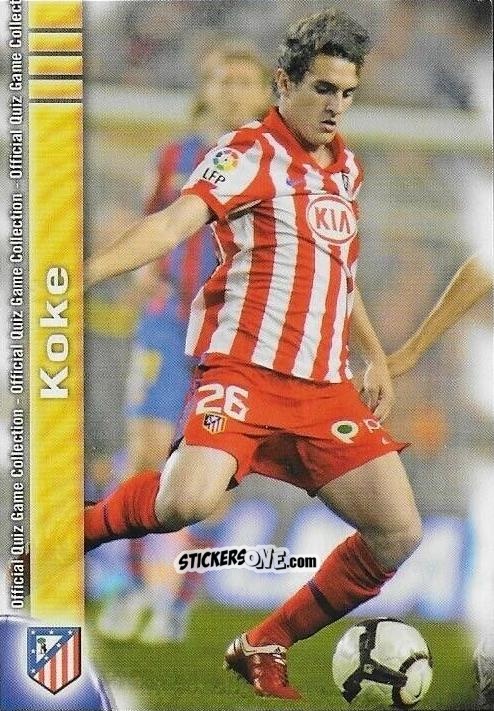 Cromo Koke - Campeonato Nacional De Liga 2009-2010 n. 1186 - Mundicromo