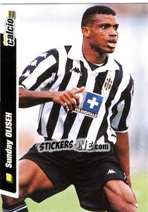 Cromo Sunday Oliseh - Pianeta Calcio 1999-2000 n. 96 - Ds