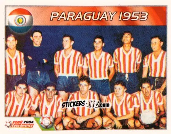 Cromo Paraguay 1953 - Copa América. Perù 2004 n. 10 - Navarrete