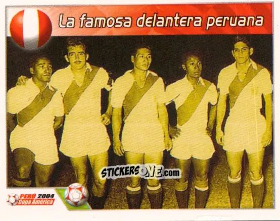 Cromo Juan Bazza / Alberto Terry / Manuel Rivera - Copa América. Perù 2004 n. 12 - Navarrete