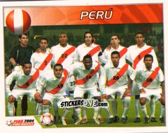 Figurina Peru - Copa América. Perù 2004 n. 25 - Navarrete