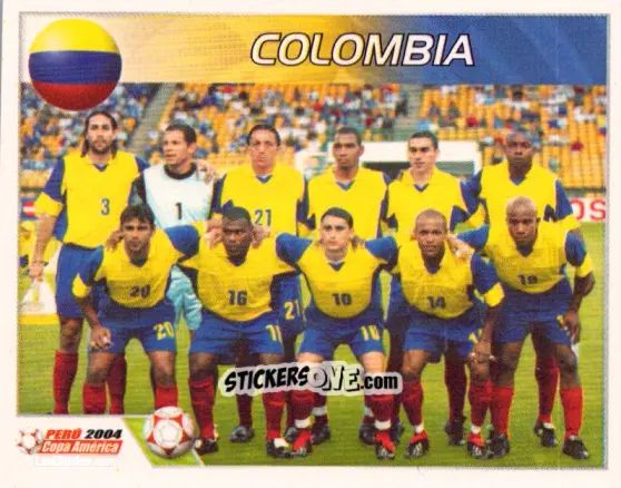 Cromo Colombia - Copa América. Perù 2004 n. 26 - Navarrete