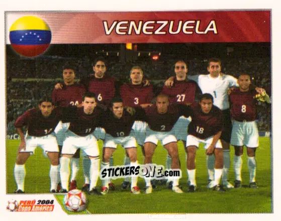 Cromo Venezuela - Copa América. Perù 2004 n. 27 - Navarrete