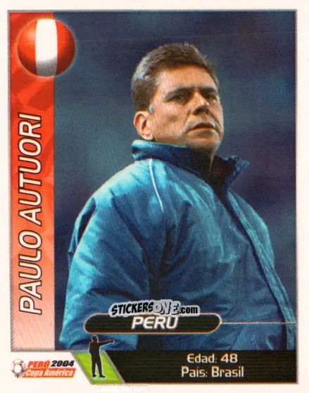 Sticker Paulo Autuori - Copa América. Perù 2004 n. 29 - Navarrete