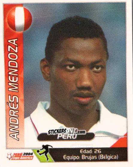Cromo Andreas Mendoza - Copa América. Perù 2004 n. 43 - Navarrete