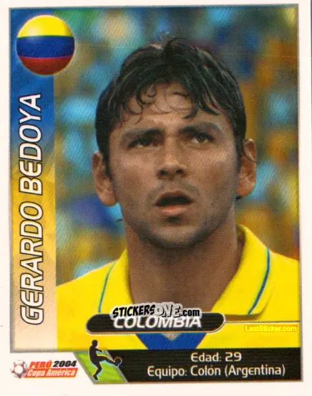 Sticker Gerardo Bedoya - Copa América. Perù 2004 n. 49 - Navarrete