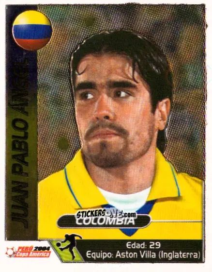 Figurina Juan Pablo Angel - Copa América. Perù 2004 n. 59 - Navarrete