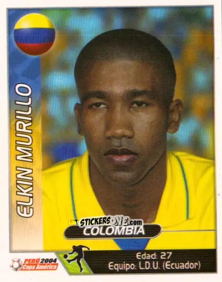 Cromo Elkin Murillo - Copa América. Perù 2004 n. 62 - Navarrete