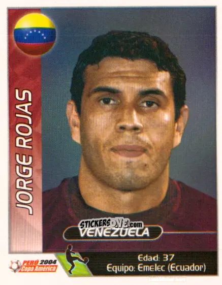 Figurina Jorge Rojas - Copa América. Perù 2004 n. 70 - Navarrete