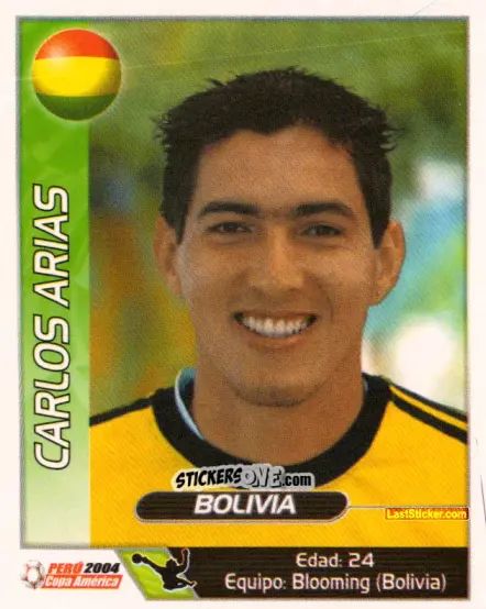 Cromo Carlos Arias - Copa América. Perù 2004 n. 81 - Navarrete