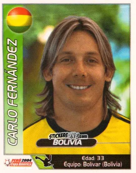 Cromo Carlo Fernandez - Copa América. Perù 2004 n. 82 - Navarrete