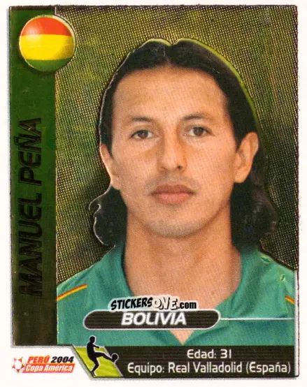 Cromo Manuel Pena - Copa América. Perù 2004 n. 85 - Navarrete