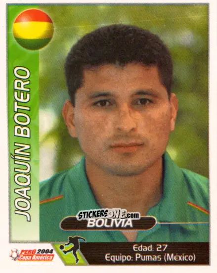 Cromo Joaquin Botero - Copa América. Perù 2004 n. 95 - Navarrete