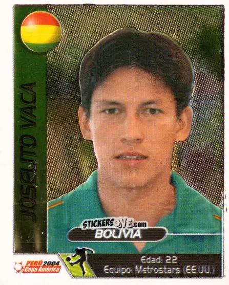 Cromo Joselito Vaca - Copa América. Perù 2004 n. 96 - Navarrete