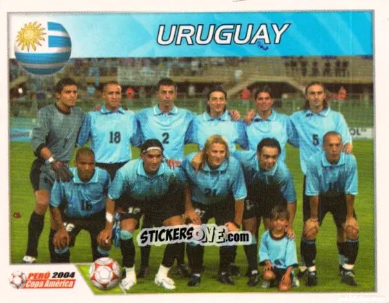 Cromo Uruguay - Copa América. Perù 2004 n. 102 - Navarrete