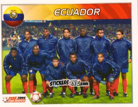 Cromo Ecuador - Copa América. Perù 2004 n. 104 - Navarrete