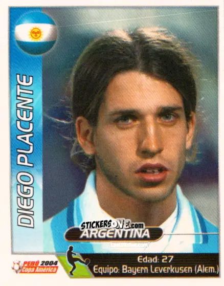 Figurina Diego Placente - Copa América. Perù 2004 n. 111 - Navarrete