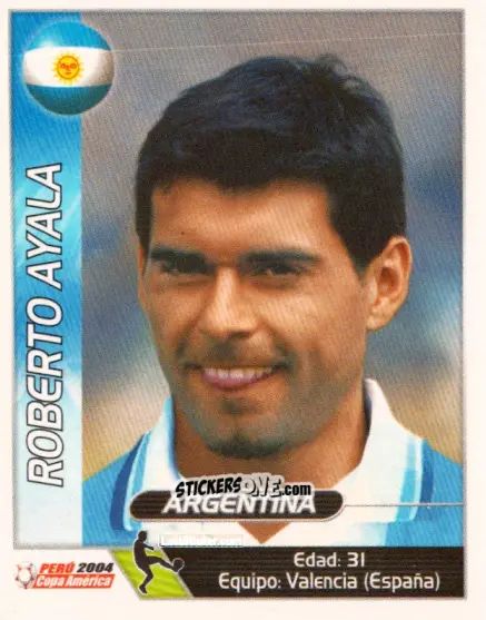 Figurina Roberto Ayala - Copa América. Perù 2004 n. 112 - Navarrete