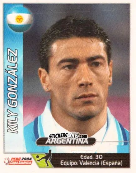 Cromo Kily Gonzalez - Copa América. Perù 2004 n. 115 - Navarrete