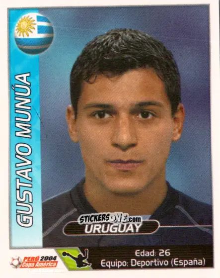 Figurina Gustavo Munua - Copa América. Perù 2004 n. 123 - Navarrete