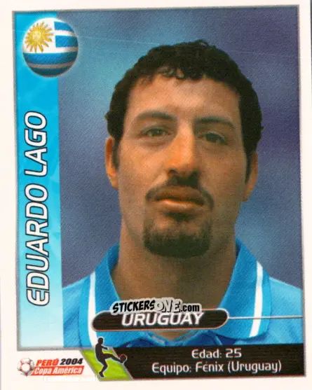 Figurina Eduardo Lago - Copa América. Perù 2004 n. 127 - Navarrete