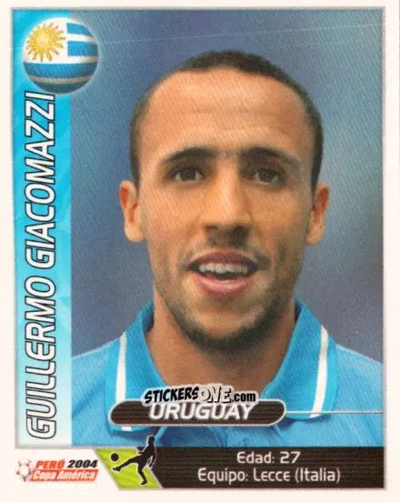 Cromo Guillermo Giacomazzi - Copa América. Perù 2004 n. 130 - Navarrete