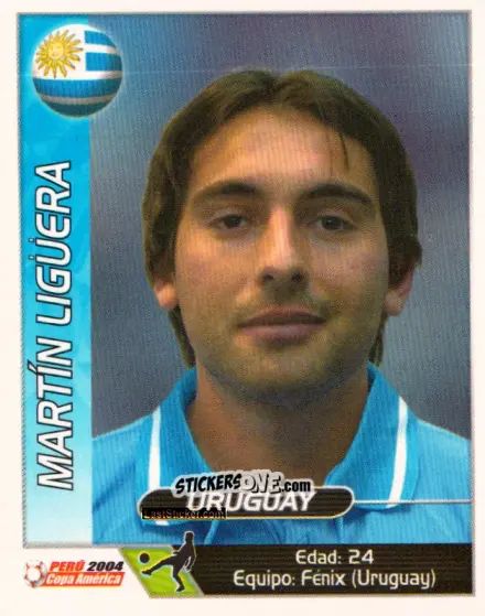 Figurina Martin Liguera - Copa América. Perù 2004 n. 133 - Navarrete